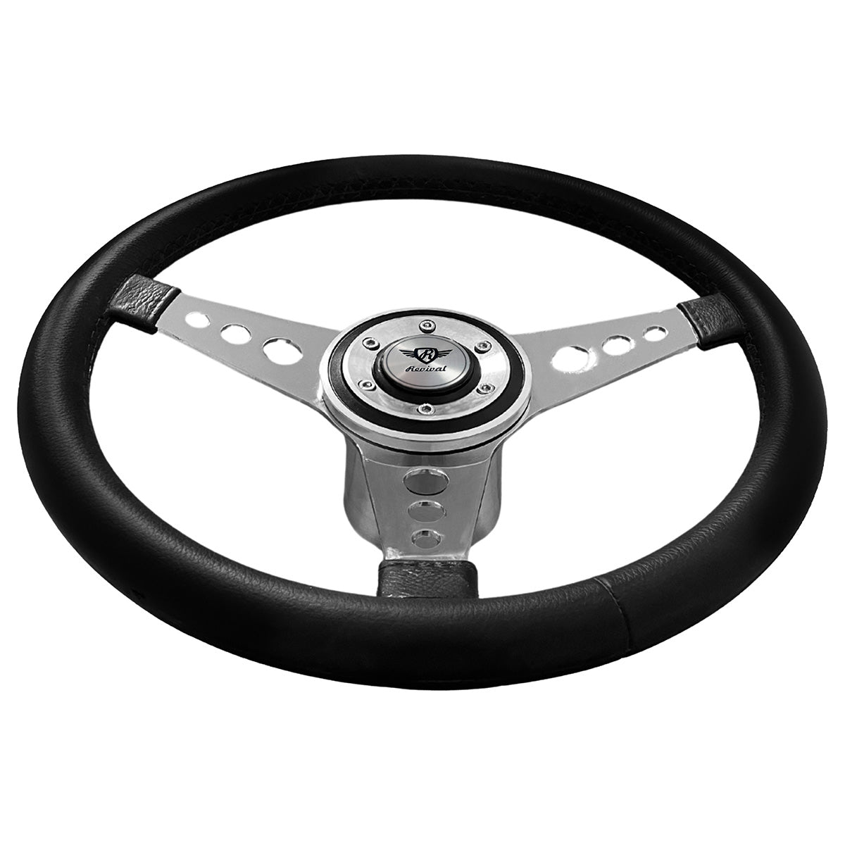 Volante Revival R PU (Logotipo plateado)